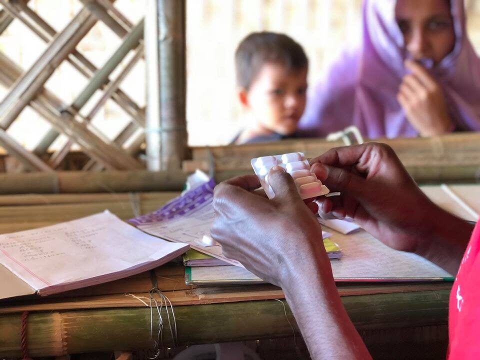 Portrait — patient or health worker, Bangladesh